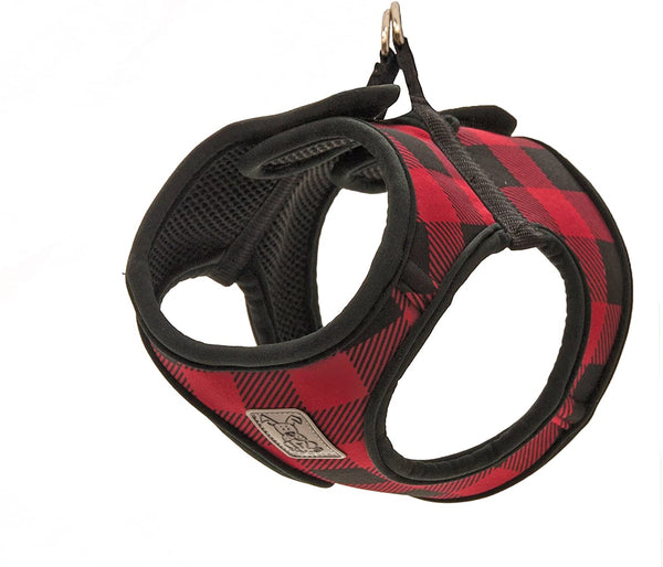 RC Pets Cirque Step In Harness, Red Check