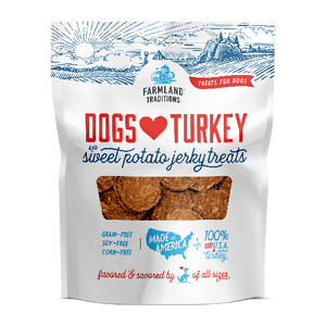Farmland Traditions Turkey & Sweet Potato Jerky Dog Treats
