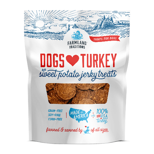 Farmland Traditions Turkey & Sweet Potato Jerky Dog Treats