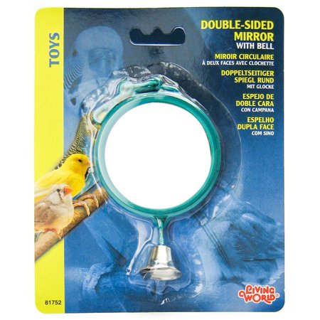 Living World Double Sided Mirror with Bell