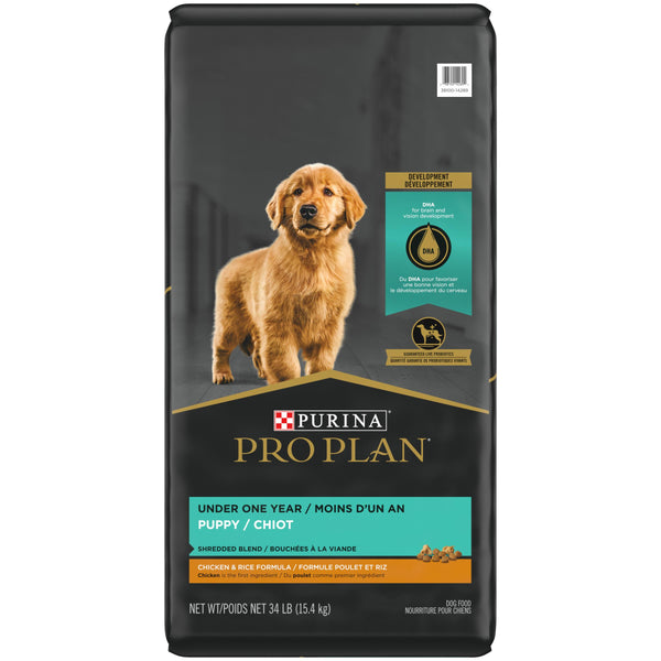 Purina Pro Plan Shredded Blend Chicken & Rice Puppy Dry Dog Food