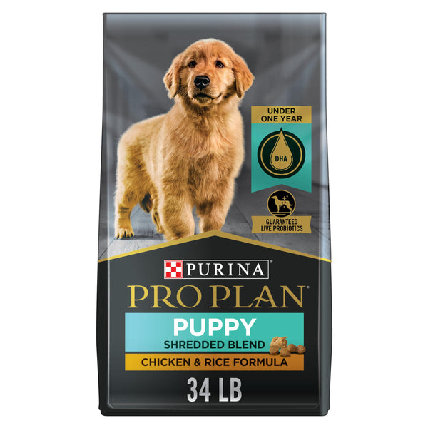 Purina Pro Plan Shredded Blend Chicken & Rice Puppy Dry Dog Food