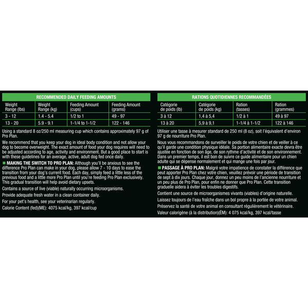 Purina Pro Plan Shredded Blend Chicken & Rice Adult Small Breed Dry Dog Food