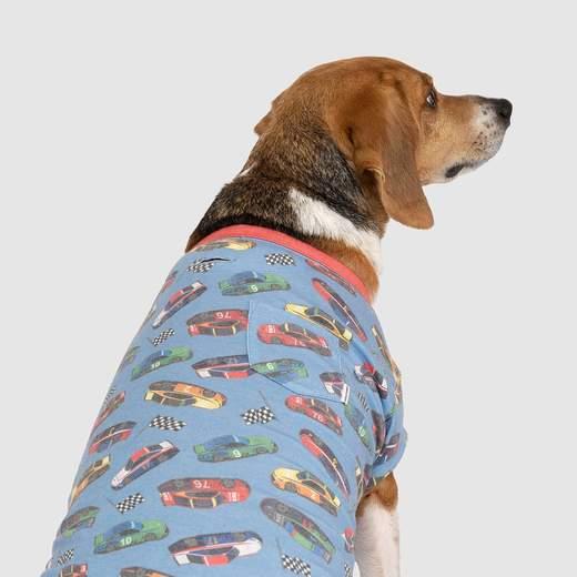 Canada Pooch Follow Me Dog T-Shirt, Racecar