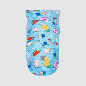 Canada Pooch Pick Me Poncho Dog Raincoat, Pool Party