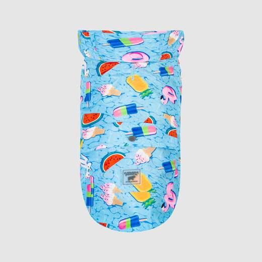 Canada Pooch Pick Me Poncho Dog Raincoat, Pool Party