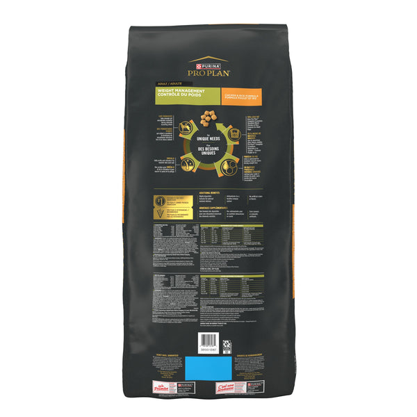 Purina Pro Plan Weight Management Chicken & Rice Adult Dry Dog Food