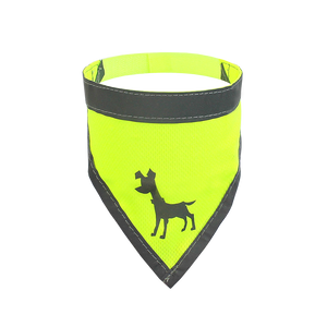 Alcott High Visibility Dog Bandana, Yellow