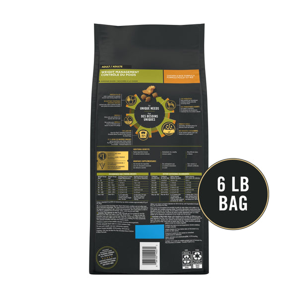 Purina Pro Plan Weight Management Shredded Blend Chicken & Rice Adult Dry Dog Food