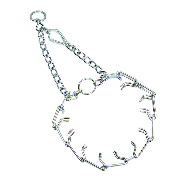 Herm Sprenger Ultra-Plus Prong Dog Training Collar with Latch, Chrome