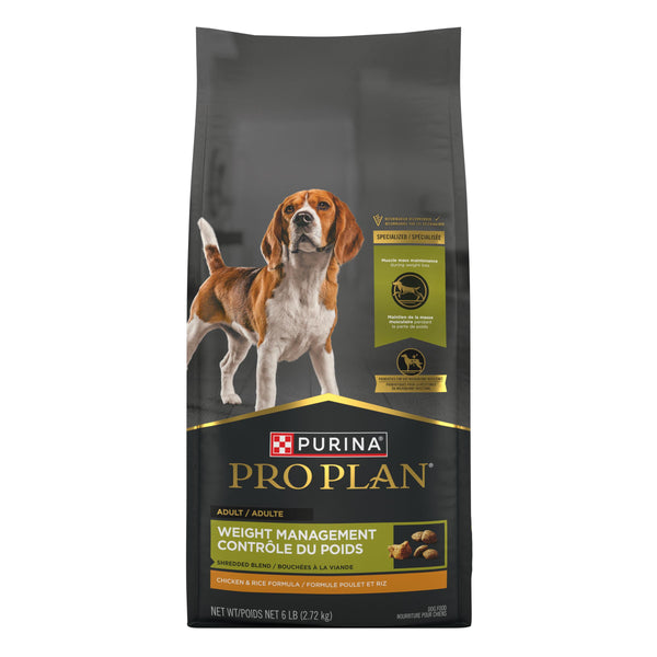 Purina Pro Plan Weight Management Shredded Blend Chicken & Rice Adult Dry Dog Food