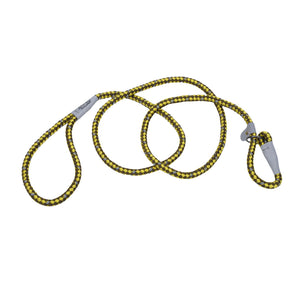 K9 Explorer Reflective Braided Rope Slip Dog Leash, Goldenrod