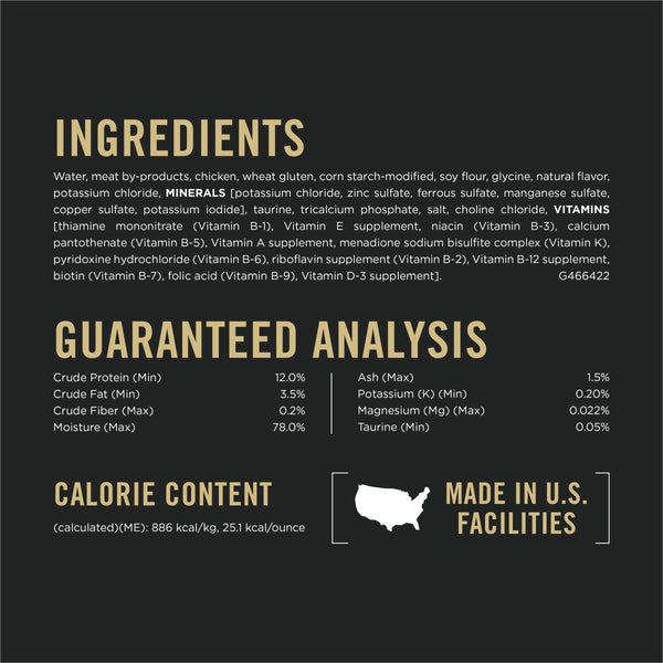 Purina Pro Plan Focus Formule santé urinaire adulte au poulet en sauce pâtée pour chats