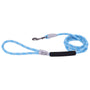 K9 Explorer Brights Reflective Braided Rope Snap Dog Leash, Lake