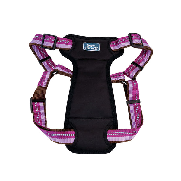 K9 Explorer Reflective Adjustable Padded Dog Harness, Orchid