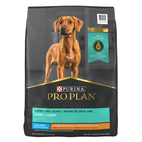 Purina Pro Plan Chicken & Rice Large Breed Puppy Dry Dog Food