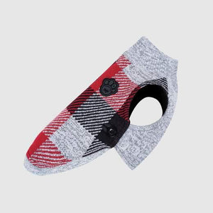 Canada Pooch Northern Knit 2.0 Dog Sweater, Plaid