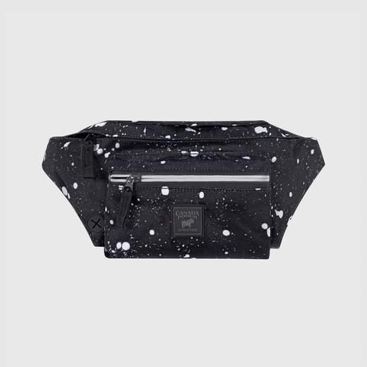 Canada Pooch Fanny Pack, Black Splatter, 54-in