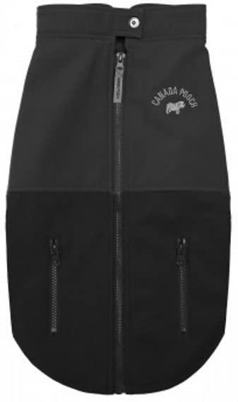 Canada Pooch Rocky Ridge Back-Zip Dog Vest, Black