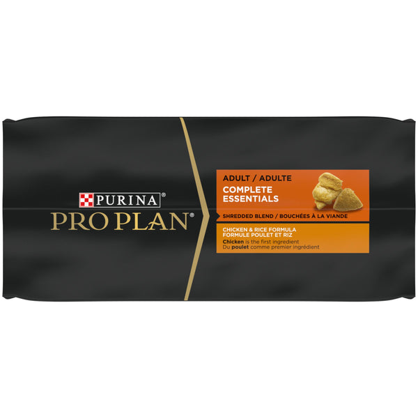 Purina Pro Plan Complete Essentials Shredded Blend Chicken & Rice Adult Dry Dog Food