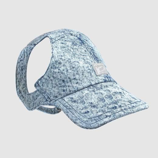 Canada Pooch Denim Comeback Dog Cap, Blue