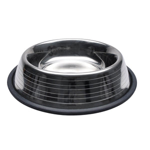 Maslow Non-Skid Ridged Stainless Steel Dog Bowl
