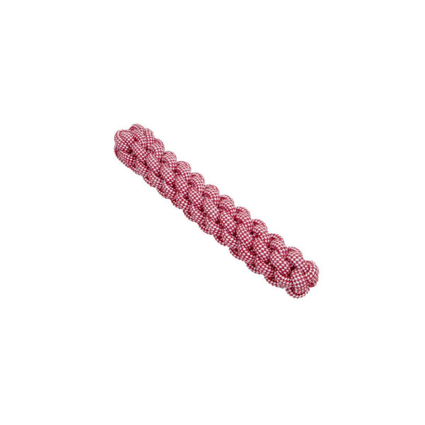 Rascals Braided Rope Stick Dog Toy, Red