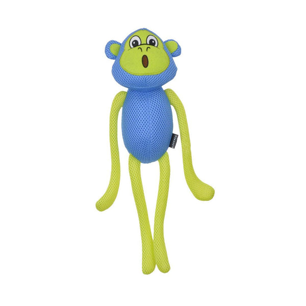 Rascals Jouet en filet Feisty Flappers Mazie Monkey pour chiens, 16 pouces