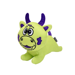 Rascals Mighty Mates Jouet pour chien en maille Vache Cady, 9 pouces
