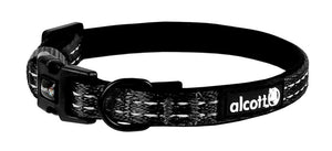 Alcott Adventure Collier ajustable pour chien, Noir