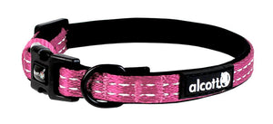 Alcott Adventure Collier ajustable pour chien, Rose