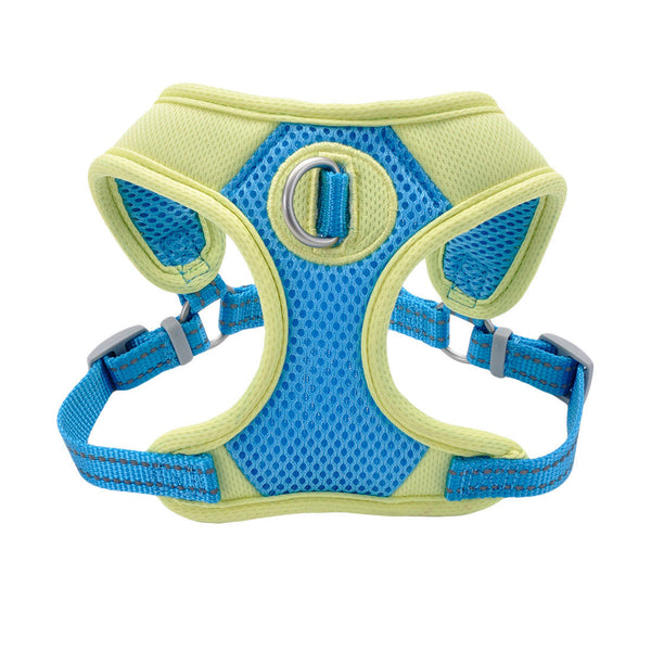 Pro Mesh Harness, Aqua with Neon Yellow