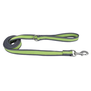 Pro Reflective Dog Leash, Bright Green with Grey
