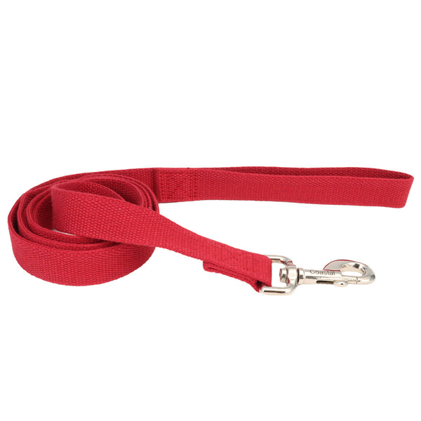 New Earth Soy Dog Leash, Cranberry