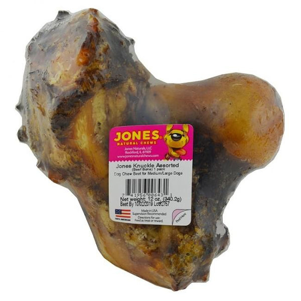 Jones Natural Chews Beef Knuckle Bone Dog Treats
