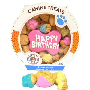 Claudia's Canine Bakery Coffret Joyeux Anniversaire Friandises pour Chiens, Rose, 10 oz