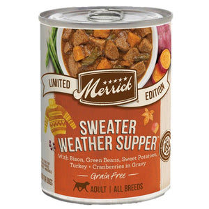 Merrick Sweater Weather Supper Wet Dog Food