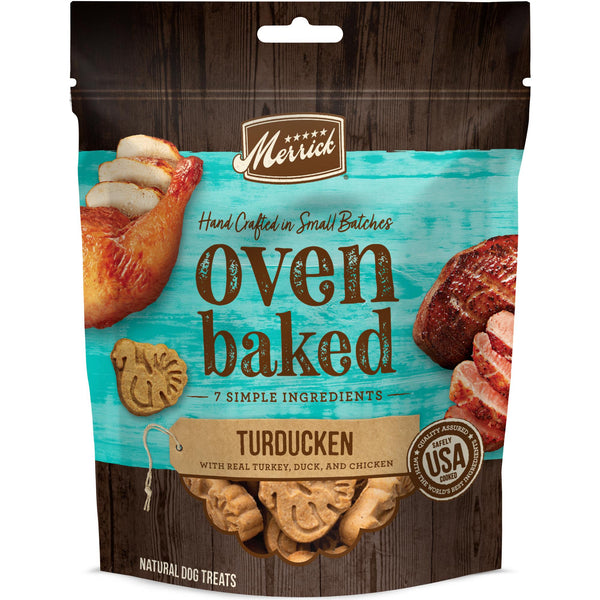 Merrick Oven Baked Friandises pour chiens Turducken