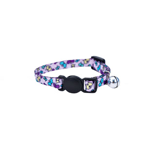 Li'l Pals Collier pour chaton réglable à dégagement rapide, Papillons violets, 5/16 po x 6-8 po