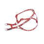 Li'l Pals Comfort Wrap Adjustable Dog Harness, Red and White Bones
