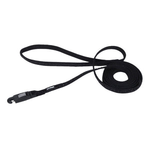 Li'l Pals Leash with Glitter Overlay for Dogs, Black Sparkles, 3/8-in x 6-ft