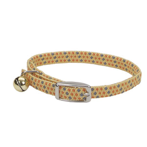 Li'l Pals Collier de sécurité élastique pour chaton avec fils réfléchissants, jaune, 3/8-inx8-in