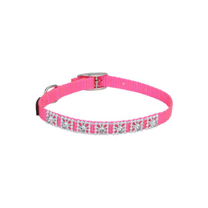 Li'l Pals Nylon Jewel Collar, Neon Pink