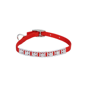 Li'l Pals Nylon Jewel Collar, Red