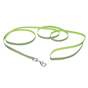 Lazer Brite Reflective Open-Design Dog Leash, Lime Geometric