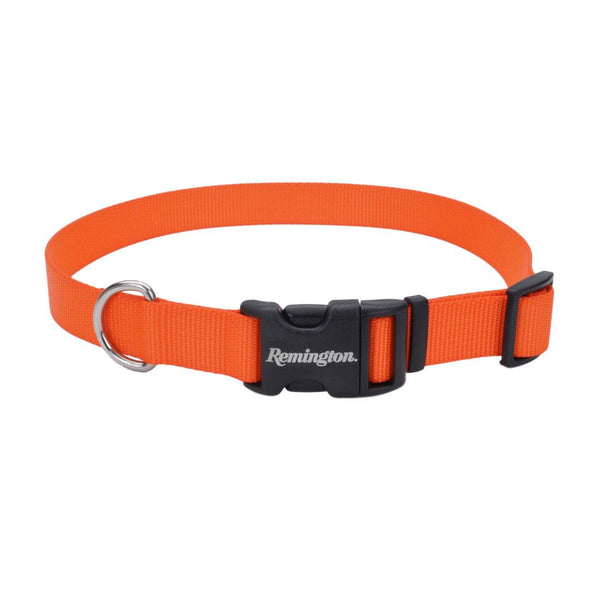 Remington Adjustable Patterned Dog Collar, Safety Orange