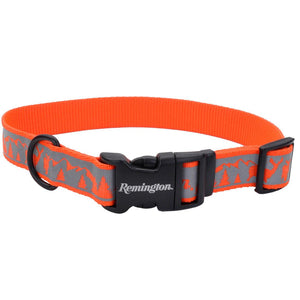 Remington Adjustable Reflective Dog Collar, Orange Deer Mountain