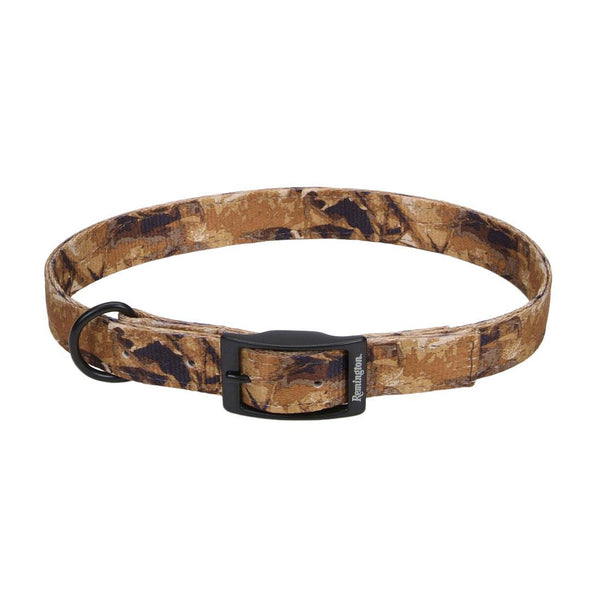 Remington Double-Ply Patterned Hound Dog Collar, Fallen Leaves