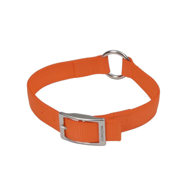 Remington Double-Ply with Center Ring Safety Dog Collar, Safety Orange