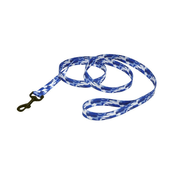 Remington Patterned Dog Leash, Remington Camo Blue